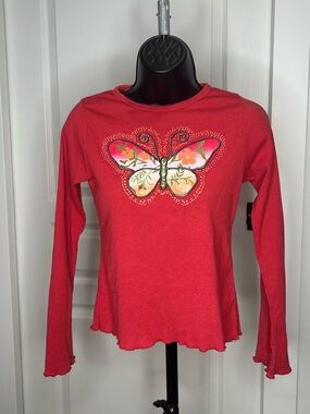 Vintage Levi’s 725 originals butterfly long sleeve top